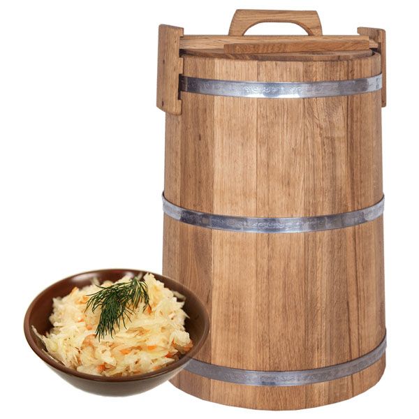 Капуста квашеная с укропом